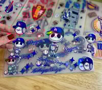 Image 1 of LA Dodgers Baseball Holographic Uv Dtf Wrap     1012