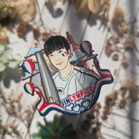 Image 3 of Jinlympics Hard Enamel Pin"instock