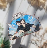 Image 4 of Jikook Are you sure? Hard Enamel Pin"instock