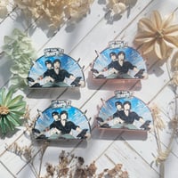 Image 1 of Jikook Are you sure? Hard Enamel Pin"instock