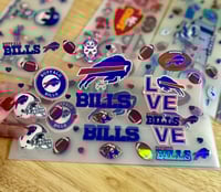 Image 1 of Buffalo Bills Football Holographic UV DTF Wrap    FB91