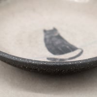 Image 5 of Sitting Black Cat Pasta Bowl