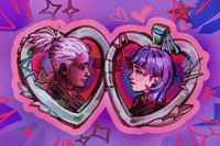 Image 3 of EKKO X JINX LOCKET STICKER