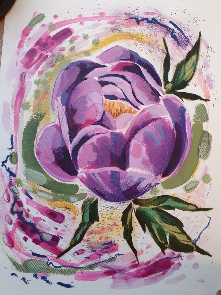 Image of Purple Peony