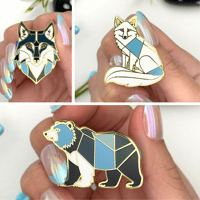 Image 5 of Arctic Fox Enamel Pin - VibeePins Exclusive