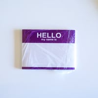 Image 3 of Hello my name - 20 stickers pack