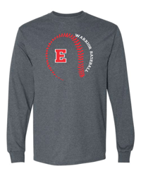 Image 2 of Long Sleeve Everett Baseball Design 1