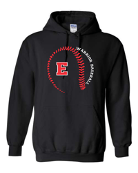 Image 1 of Hoodie Everett Baseball Design 1