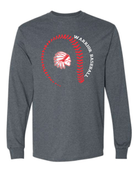 Image 1 of Long Sleeve Everett Baseball Design 2