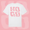 Hogo Oversize White/Pink Tee 