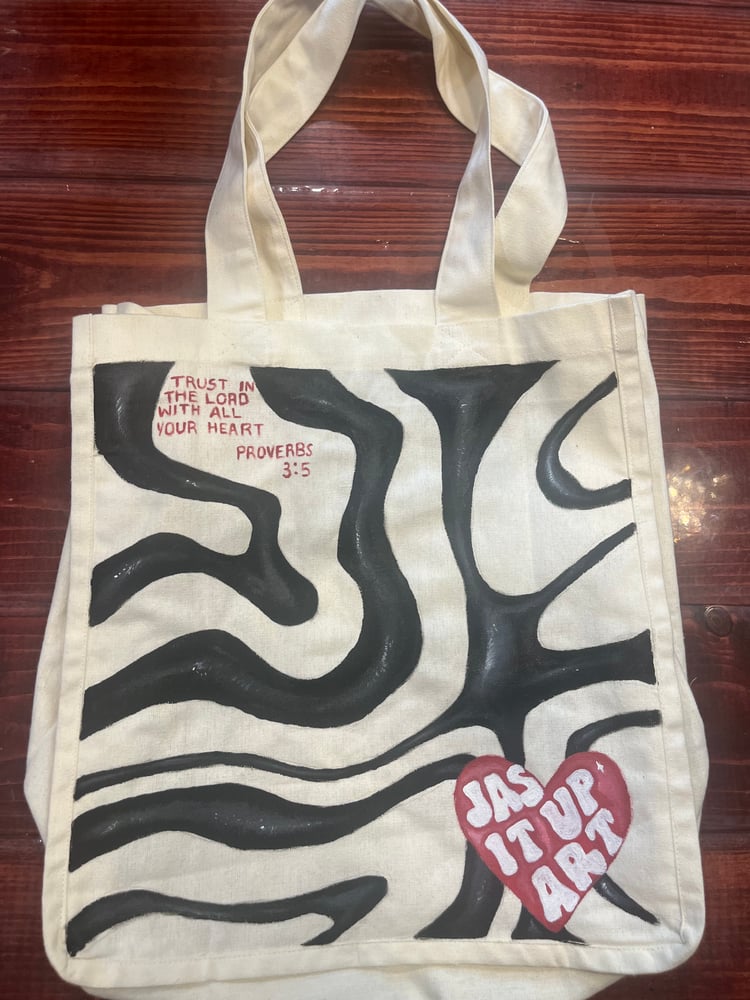 Image of Abstract tote bag