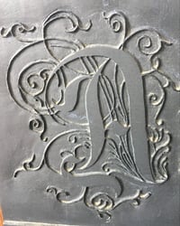 Image 1 of calligraphy type carving