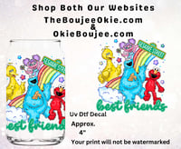  Sesame Street Friends Double Sided Uv Dtf Decal   D2006