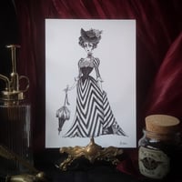 Image 1 of Vampire Lady - A5 art print (small)