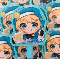 [3" Sticker] Bridget TRANS-porting Beer Sticker