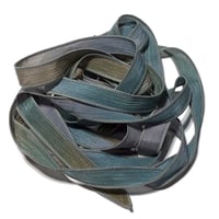 Image 3 of 1PC. CONGO 42" Hand Dyed Finished Edge Silk Wrist Wrap Bracelet/Jewelry/Craft Ribbons