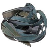 Image 5 of 1PC. CONGO 42" Hand Dyed Finished Edge Silk Wrist Wrap Bracelet/Jewelry/Craft Ribbons