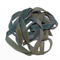 Image 4 of 1PC. CONGO 42" Hand Dyed Finished Edge Silk Wrist Wrap Bracelet/Jewelry/Craft Ribbons