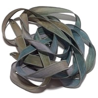 Image 6 of 1PC. CONGO 42" Hand Dyed Finished Edge Silk Wrist Wrap Bracelet/Jewelry/Craft Ribbons