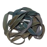 Image 8 of 1PC. CONGO 42" Hand Dyed Finished Edge Silk Wrist Wrap Bracelet/Jewelry/Craft Ribbons