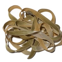 Image 1 of 1PC. HONEY WHEAT 42" Hand Dyed Finished Edge Silk Wrist Wrap Bracelet/Jewelry/Craft Ribbons