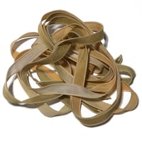 Image 2 of 1PC. HONEY WHEAT 42" Hand Dyed Finished Edge Silk Wrist Wrap Bracelet/Jewelry/Craft Ribbons