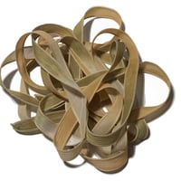 Image 6 of 1PC. HONEY WHEAT 42" Hand Dyed Finished Edge Silk Wrist Wrap Bracelet/Jewelry/Craft Ribbons