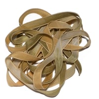 Image 7 of 1PC. HONEY WHEAT 42" Hand Dyed Finished Edge Silk Wrist Wrap Bracelet/Jewelry/Craft Ribbons