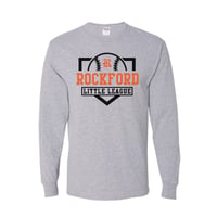 Youth Gildan Long Sleeve Tee Grey