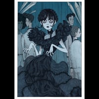 Image 2 of Wednesday Addams - A4 art print