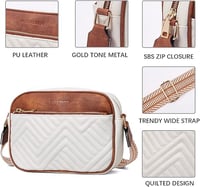 Image 3 of Quilted Crossbody Bag for Women