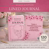 Image 1 of Women's Motivational Lined Journal 