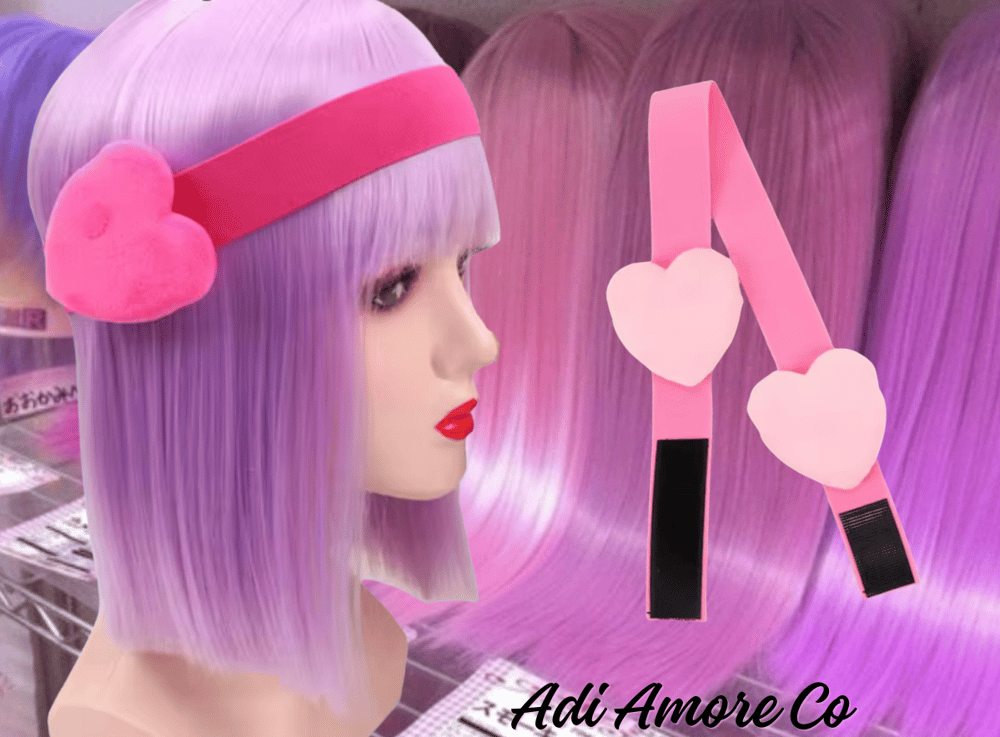 Image of Pink Wig Melt Band🌈💕☁️