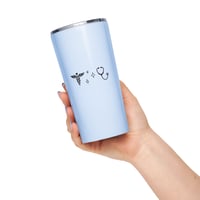 Image 1 of THE COOL GIRL IN MEDICINE TRAVEL MUG - In ocean