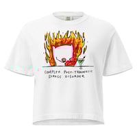 Image 2 of Women’s heavyweight boxy tee CPTSD