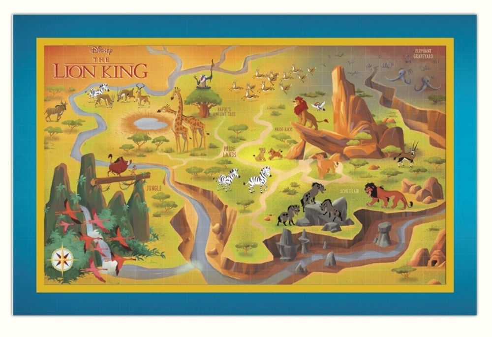 Image of The lion king disney maps wdi pin set le 400