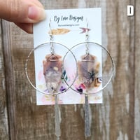 Image 5 of Edgy Arrowhead Hoop Earrings | Dagger and Hoop Arrowhead Earrings