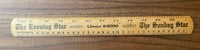 Image 2 of Very Vintage Wooden Newspaper Advertising Ruler