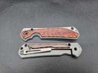 Image 1 of Large Sebenza 31 Snakewood Inlays