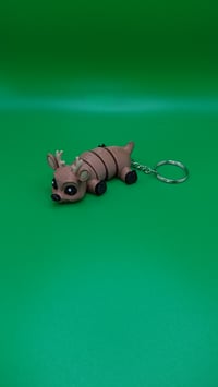 Image 2 of FLEXIBLE ANIMAL KEYCHAIN 