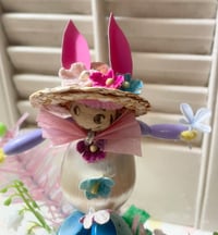 Image 2 of Vintage Easter Bunny in Egg Cup Decoration