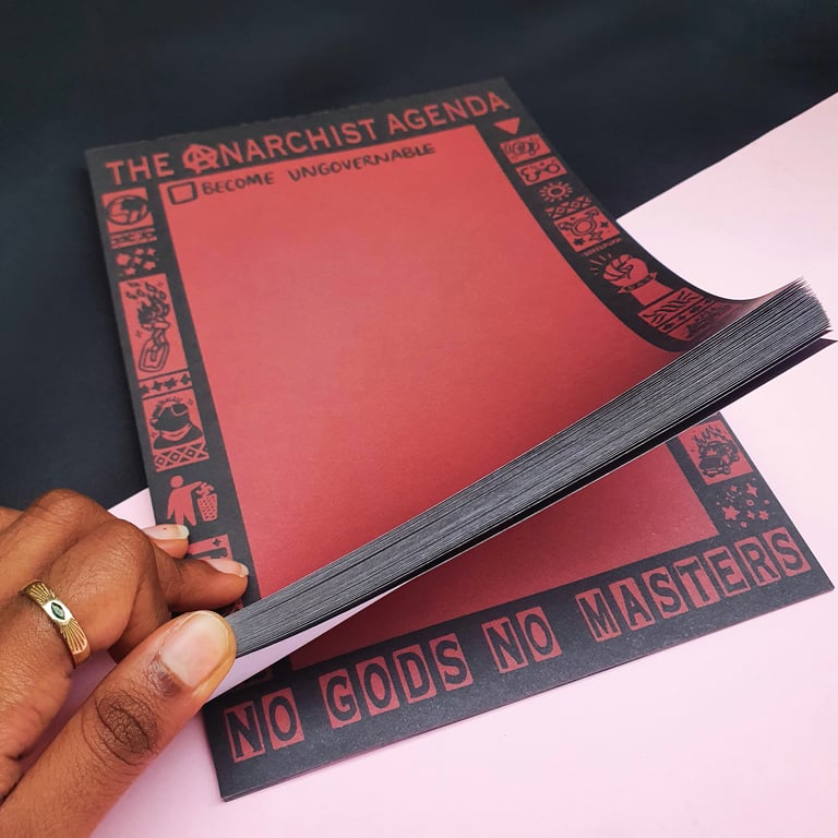 The Anarchist Agenda A5 Jotterpad Image 2