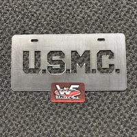 Image 1 of USMC - License Plate