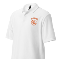 Image 3 of Orange OGTCH Dual Logo Pique Polo Shirt