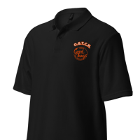 Image 1 of Orange OGTCH Dual Logo Pique Polo Shirt