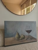 Image 3 of Poires et verre de vin rouge