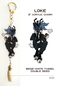 [PREORDER] LOKE ACRYLIC CHARM