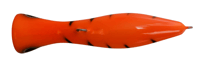 Image 3 of 35g Chartreuse Orange Belly Tiger Popper