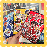 Image 1 of [preorder] persona series ✨ waterproof vinyl sticker sheets