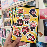 Image 4 of [preorder] persona series ✨ waterproof vinyl sticker sheets